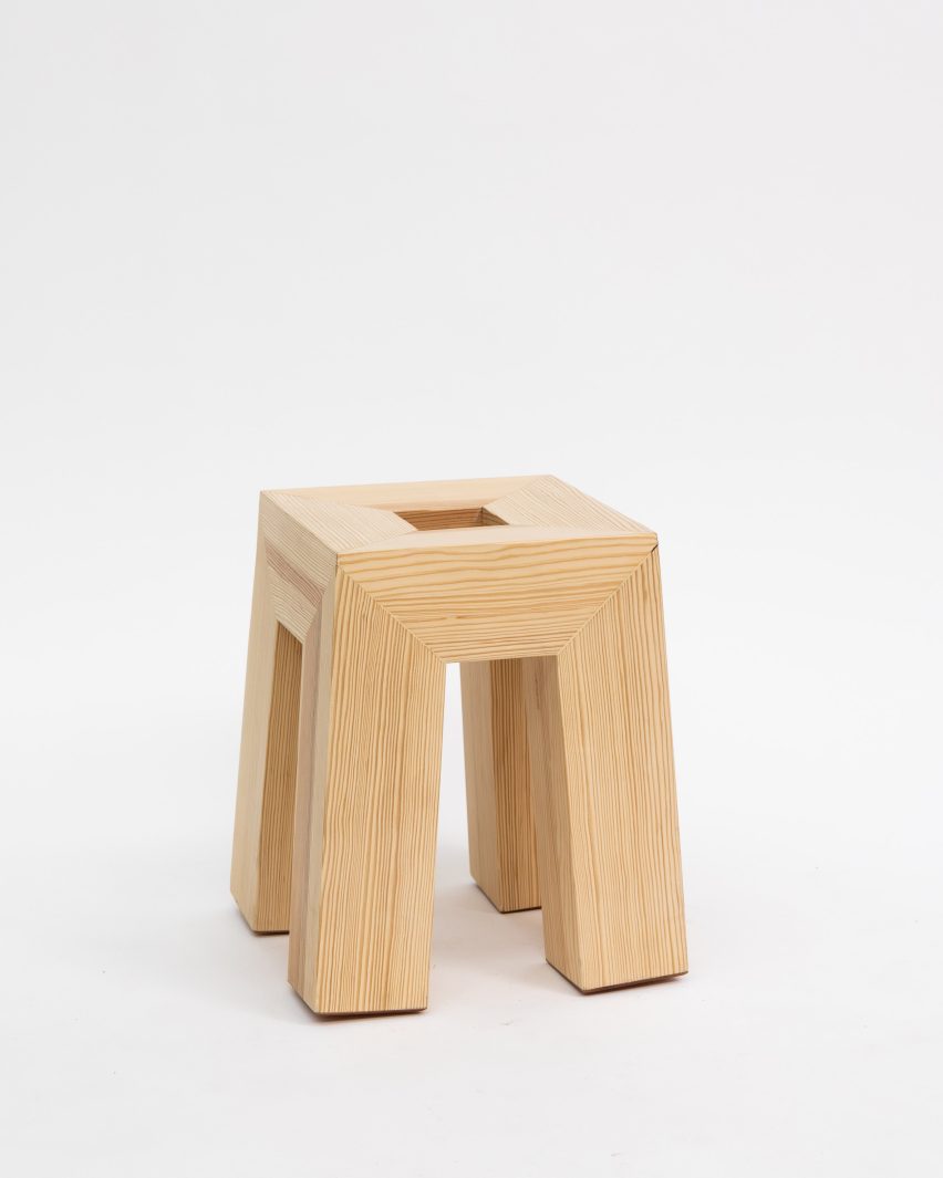 Wooden stool