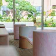 Glazed stools