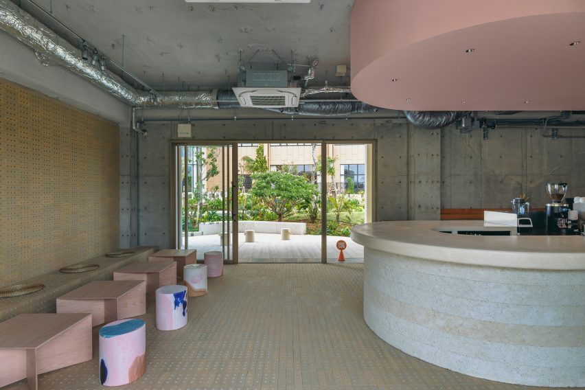 Overview of Miyakojima Island cafe