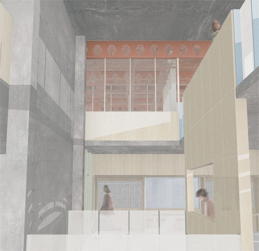 Architectural illustration of a Grade II listed building