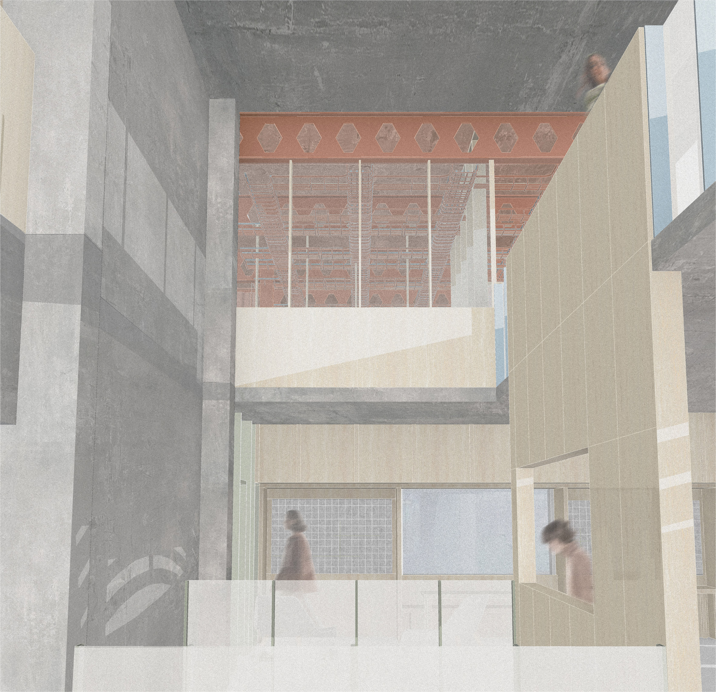 Architectural illustration of a Grade II listed building