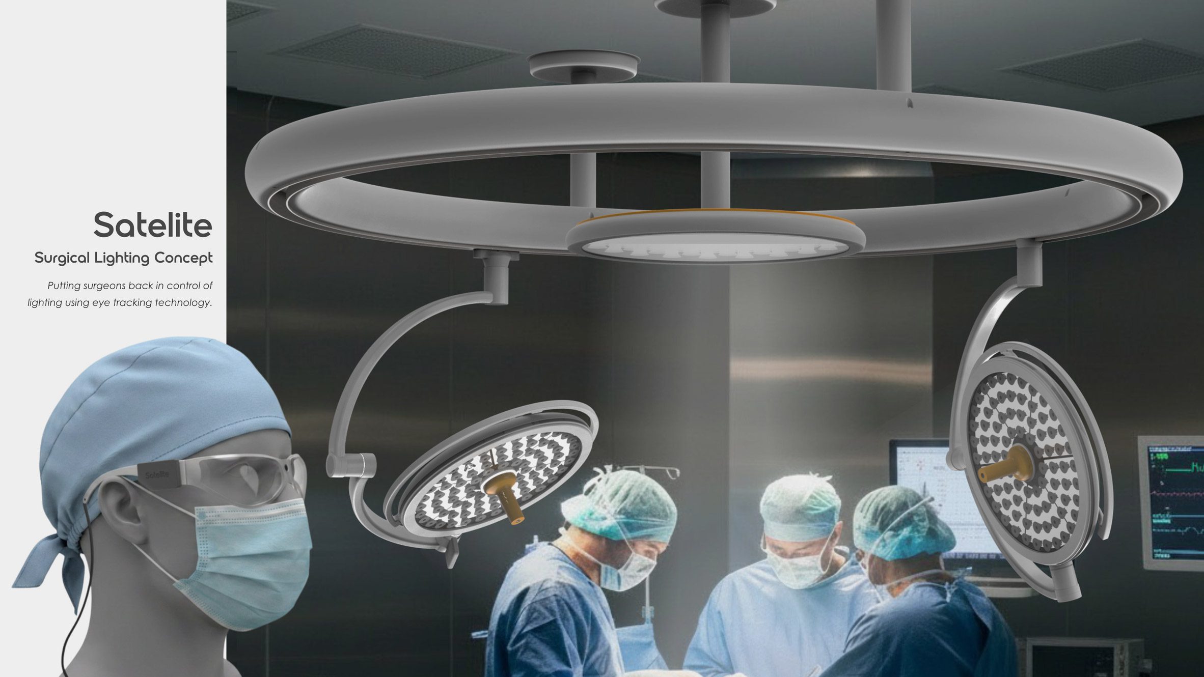 Satelite: Surgical Lighting Concept by Emma Eatough
