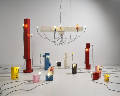 Upcycled Pegboard Lamps by Freitag x Job Van Den Berg