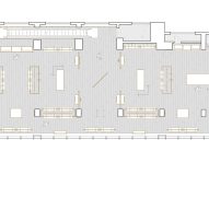 Zara Shanghai flagship second floor plan by AIM Architecture