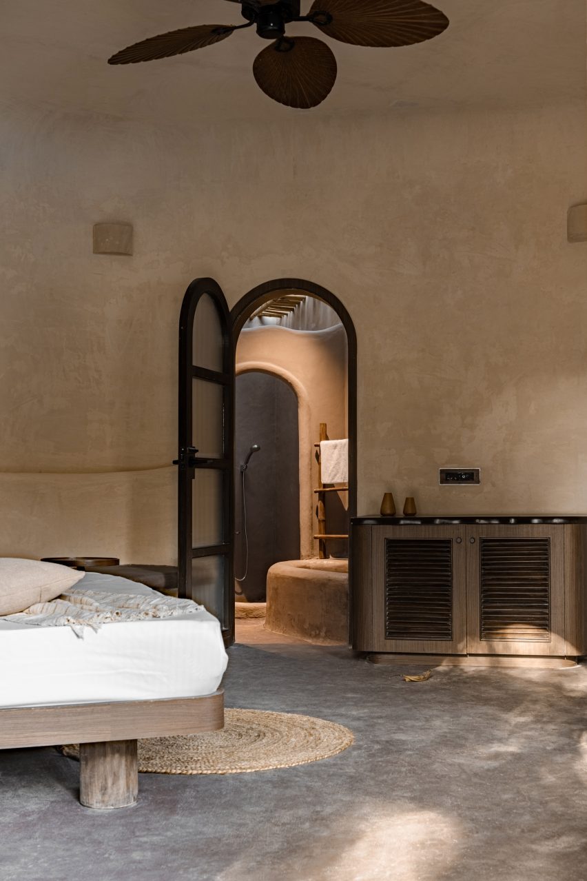 The Earthen Retreat interior