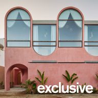Estudio Zero shapes pink Mexican co-living complex after sound wave