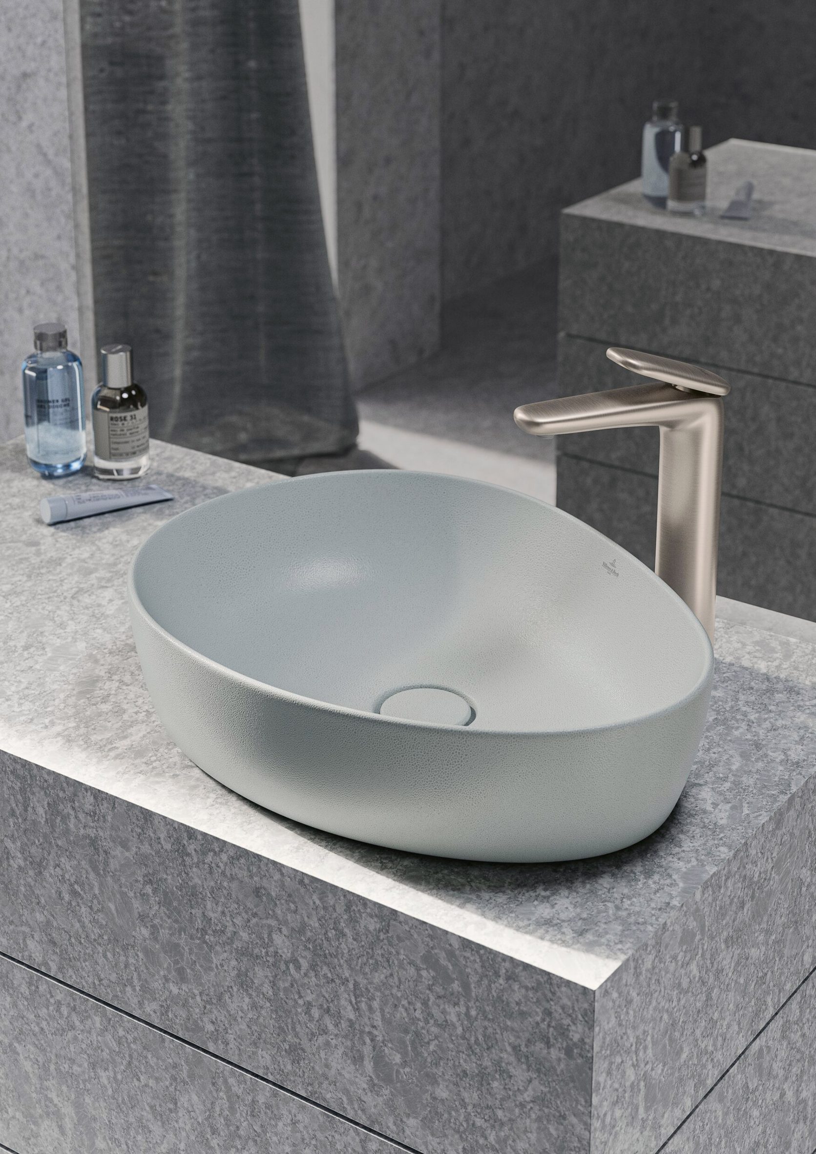 Antao Earth washbasins by KaschKasch and Villeroy & Boch