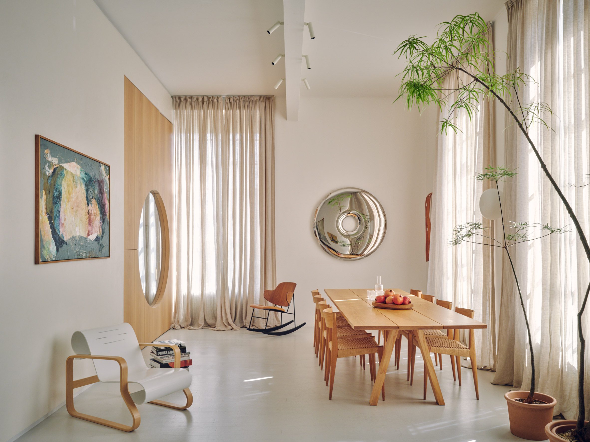 Dining room in Apartment 21 by Piercy & Company