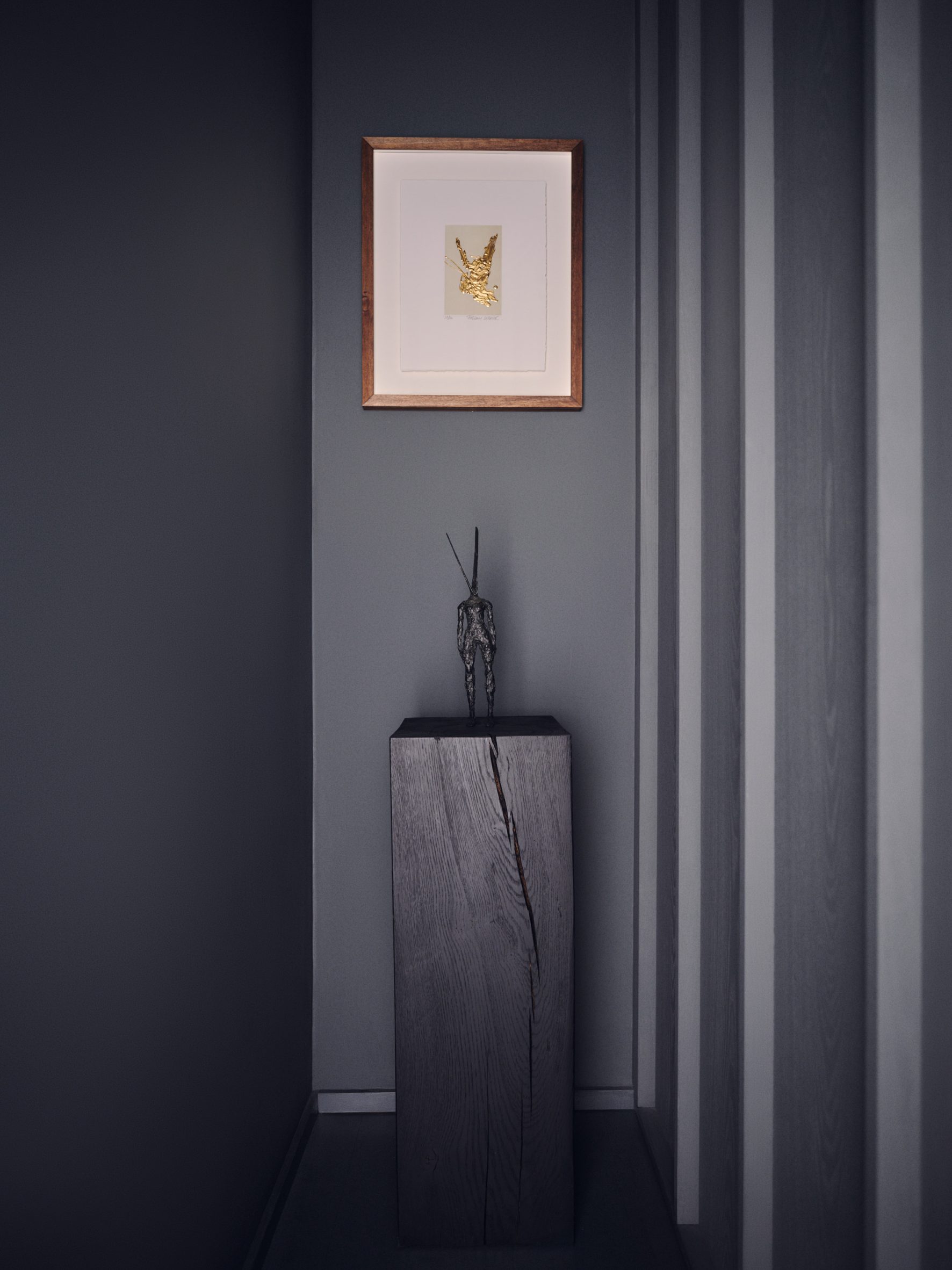 Corridor artwork in Apartment 21 by Piercy & Company