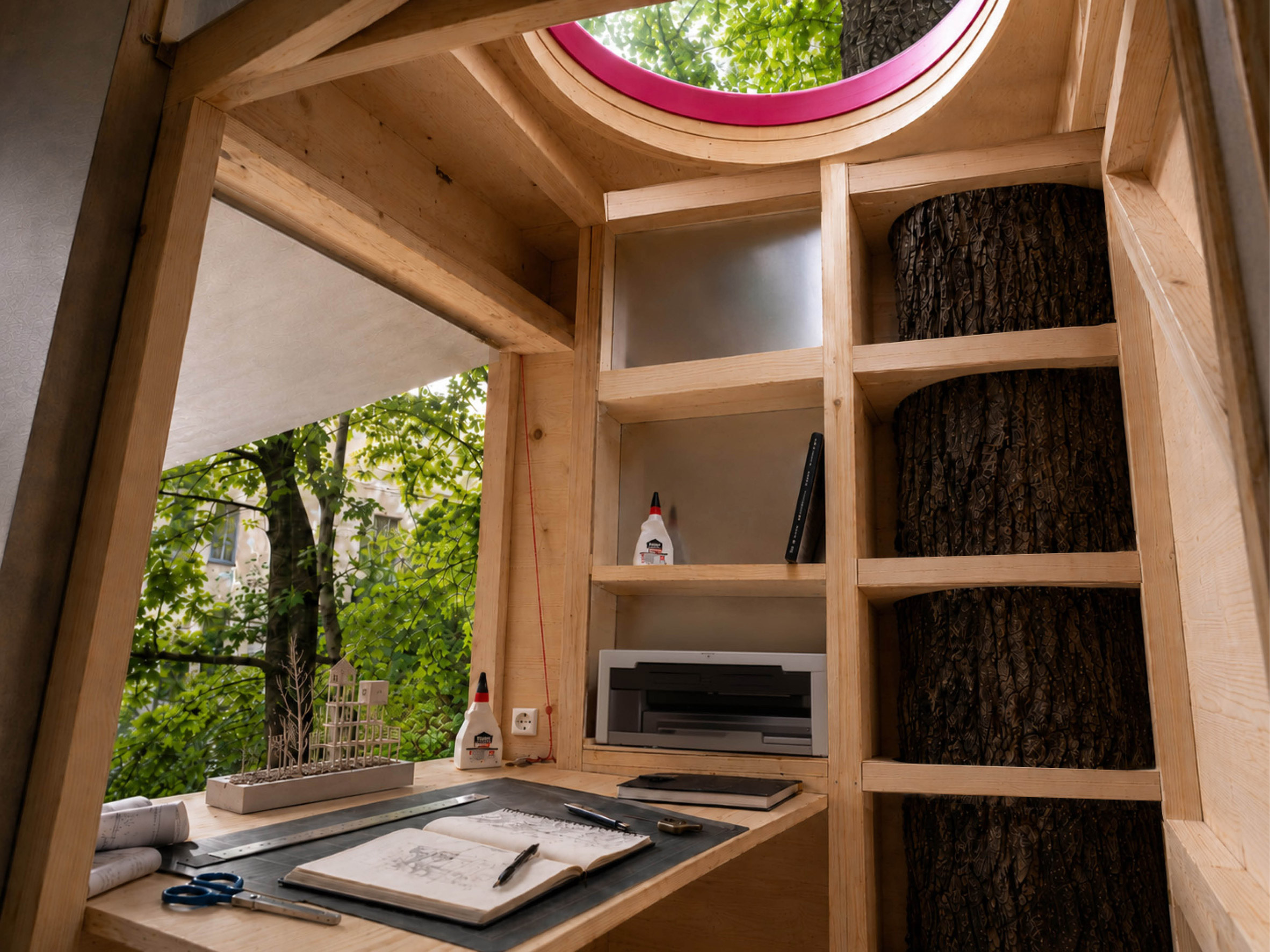 Treehouse studio by Opposite Office