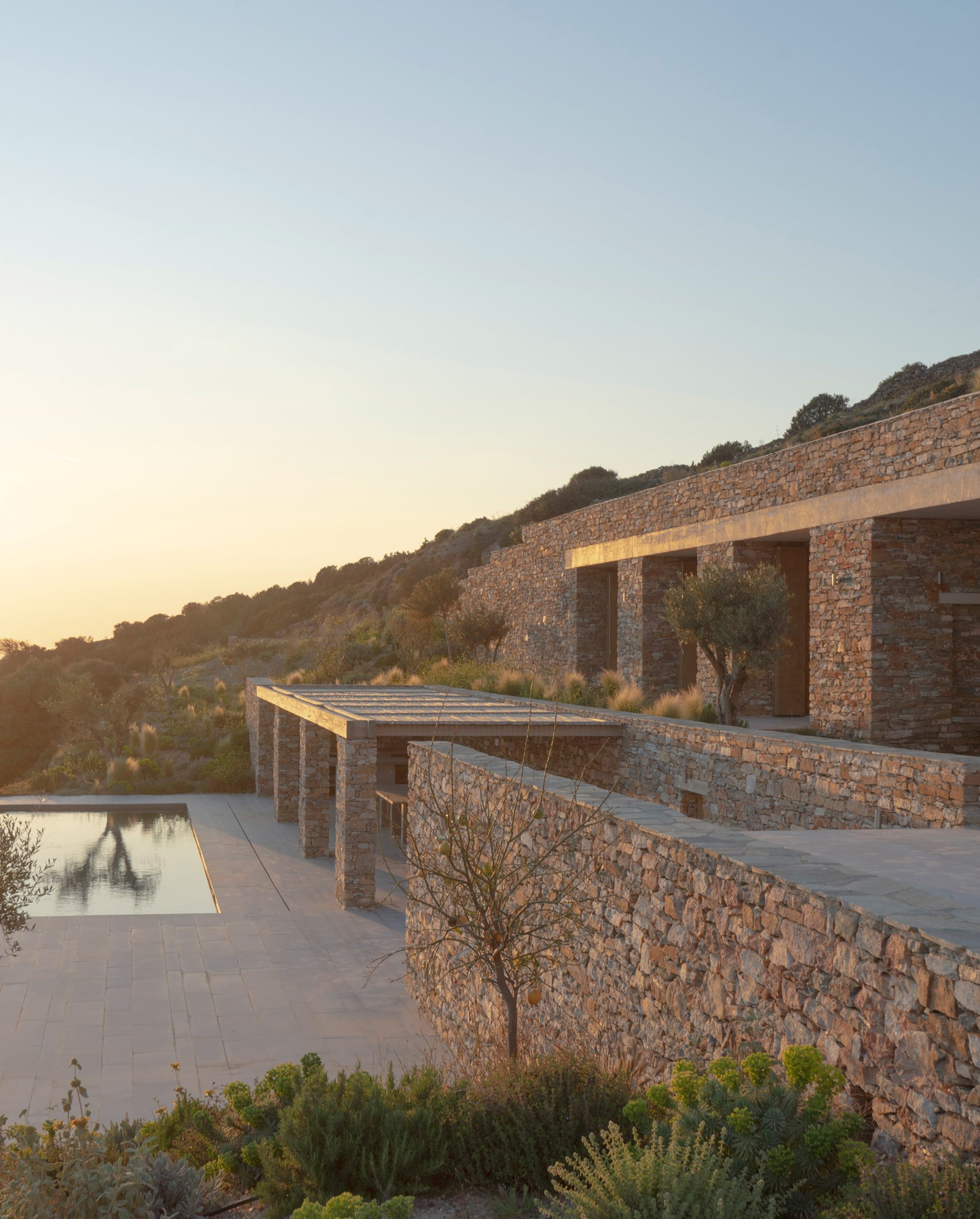Stone house in Greece