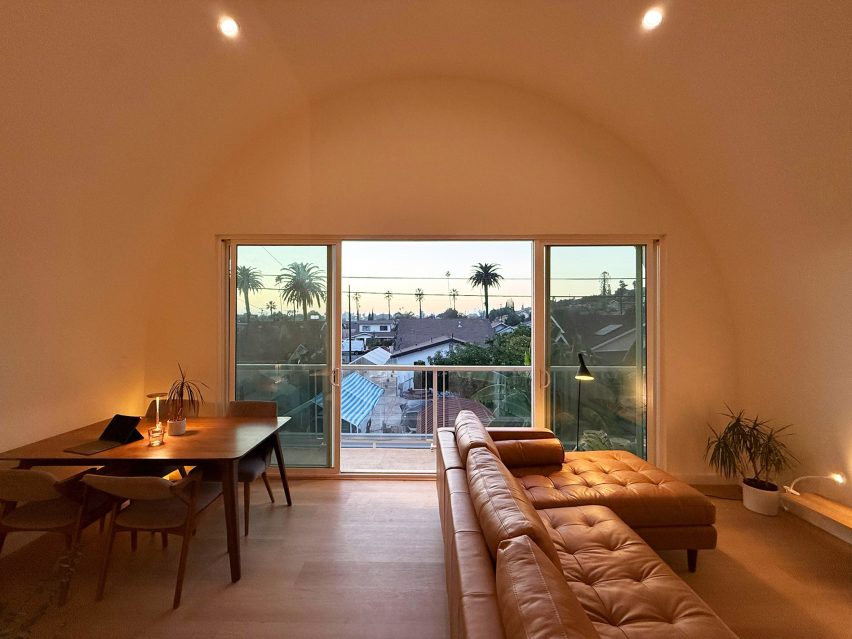 Living room at Casa Plus ADU in Los Angeles