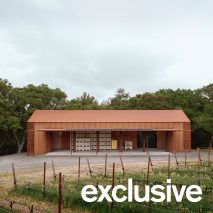 Clayton Korte creates weathering-steel winery barn in California