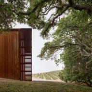Corten steel barn
