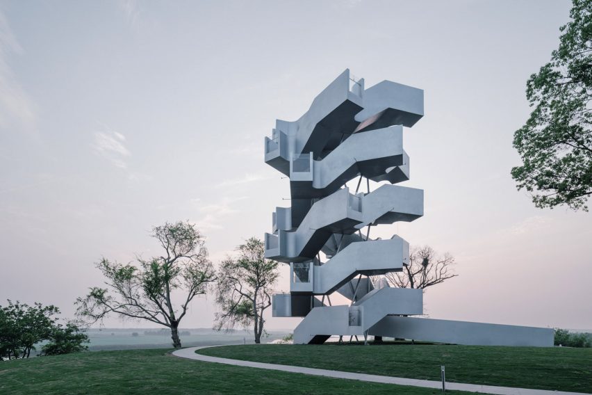 Chenhu Migratory Bird Observation Tower by Xiang Architects