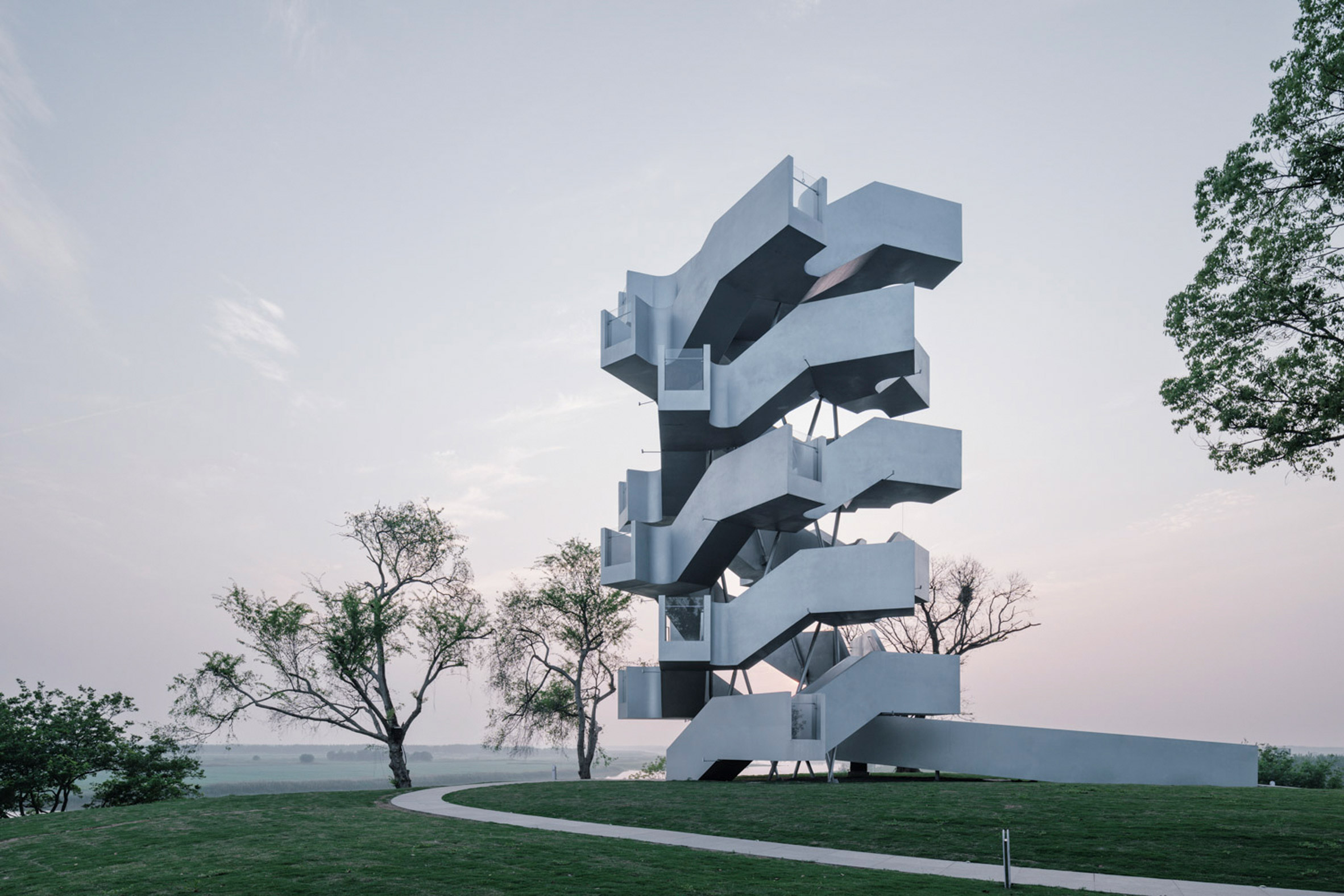 Chenhu Migratory Bird Observation Tower by Xiang Architects