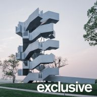 Xiang Architects creates steel double-helix viewpoint for bird watching in China