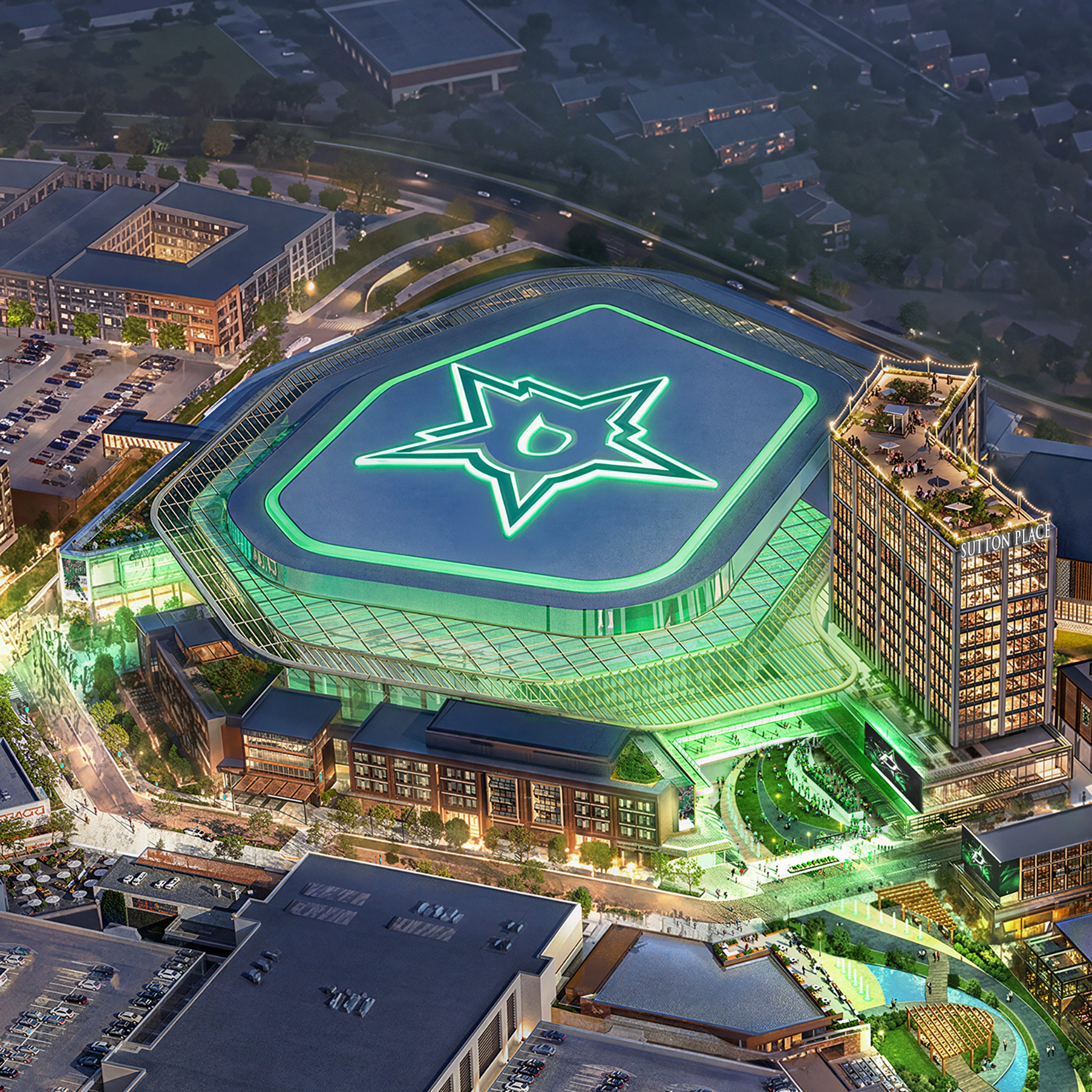 Dallas Stars arena by HNTB