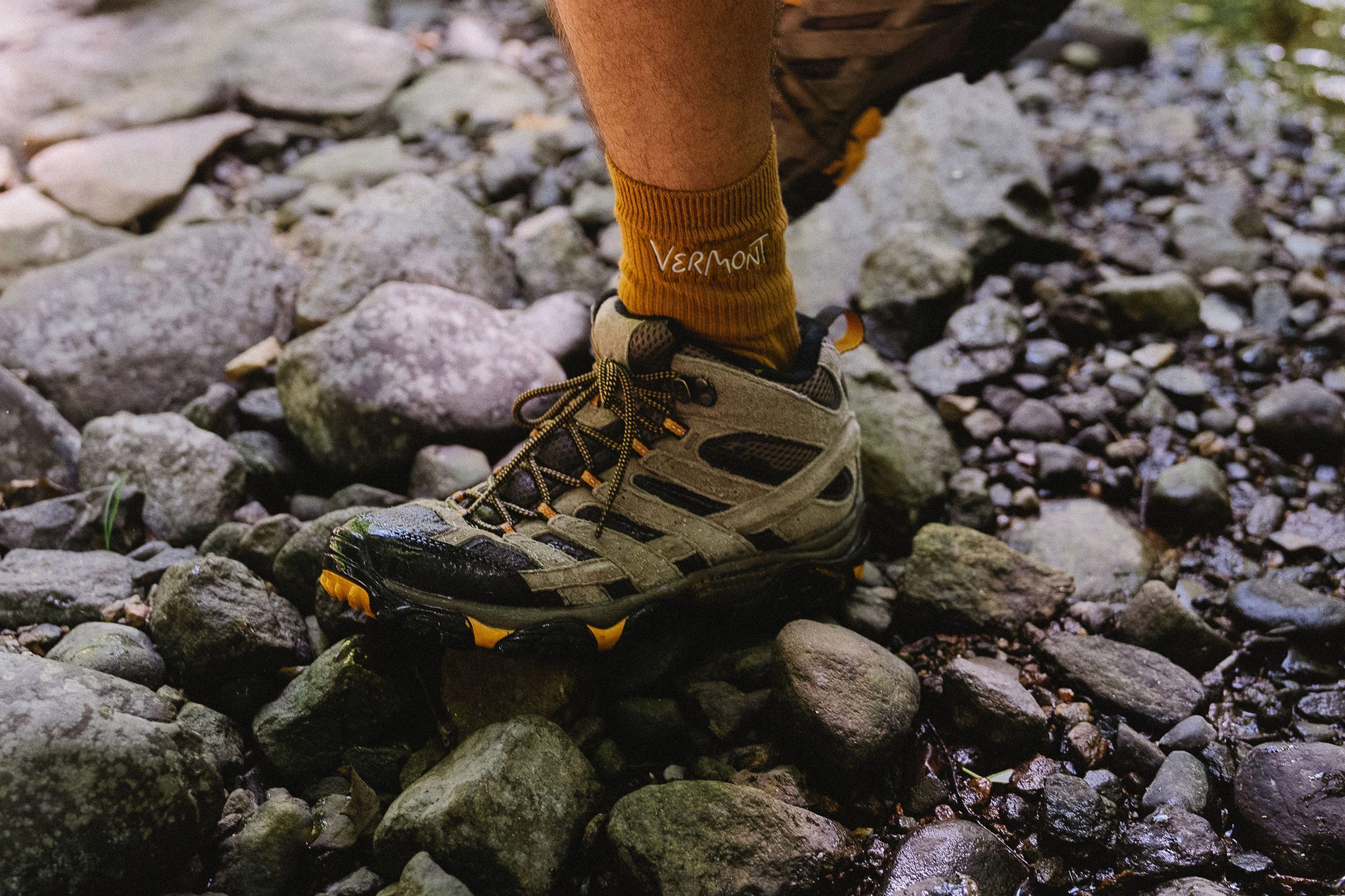 Vermont-branded socks