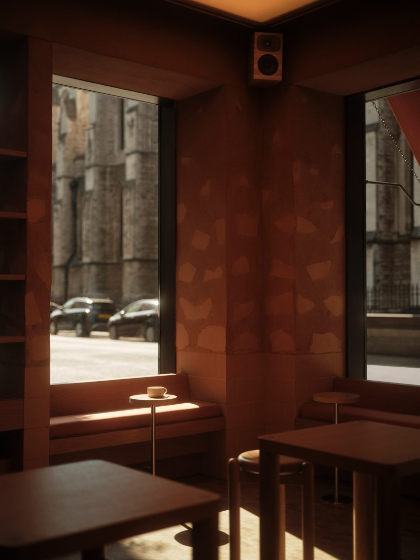 Window seats at Cup of Joy
