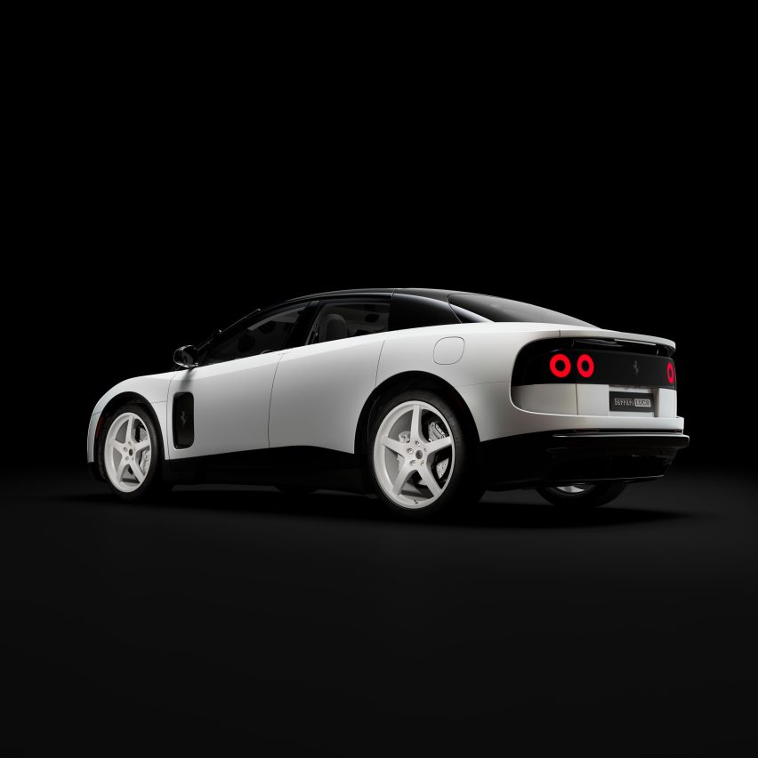 Rear view of Ferrari Luce Chassis 0 from RM Sotheby's auction