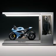 Foster + Partners designs retail podium to highlight "precision and modernity" of Norton Motorcycles