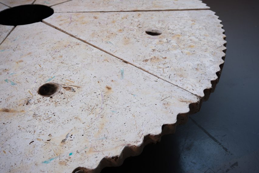 Harvest Moon table fabricated with materials and tools from within a 40 mile radius