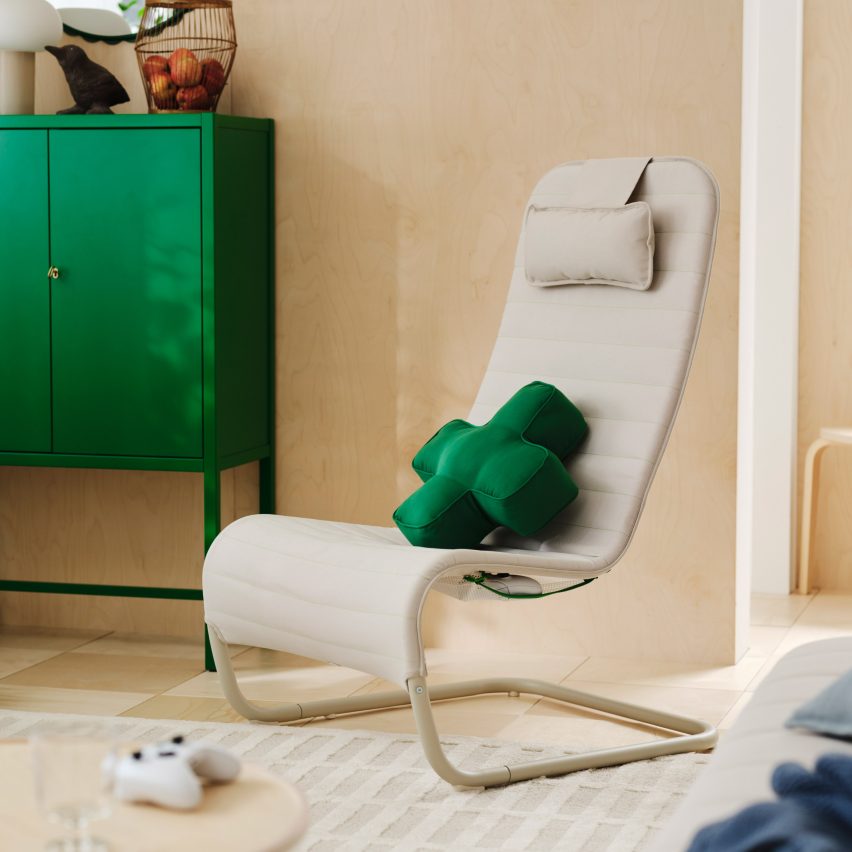 Lounge chair from from YXSTABY collection by IKEA and Xbox