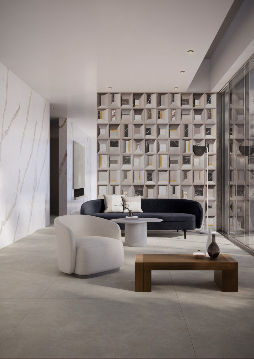 Imagina Abstract tiles by Casalgrande Padana