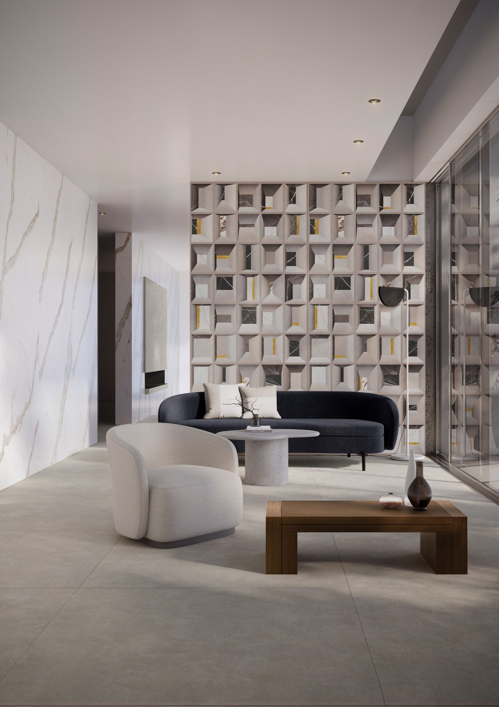 Imagina Abstract tiles by Casalgrande Padana