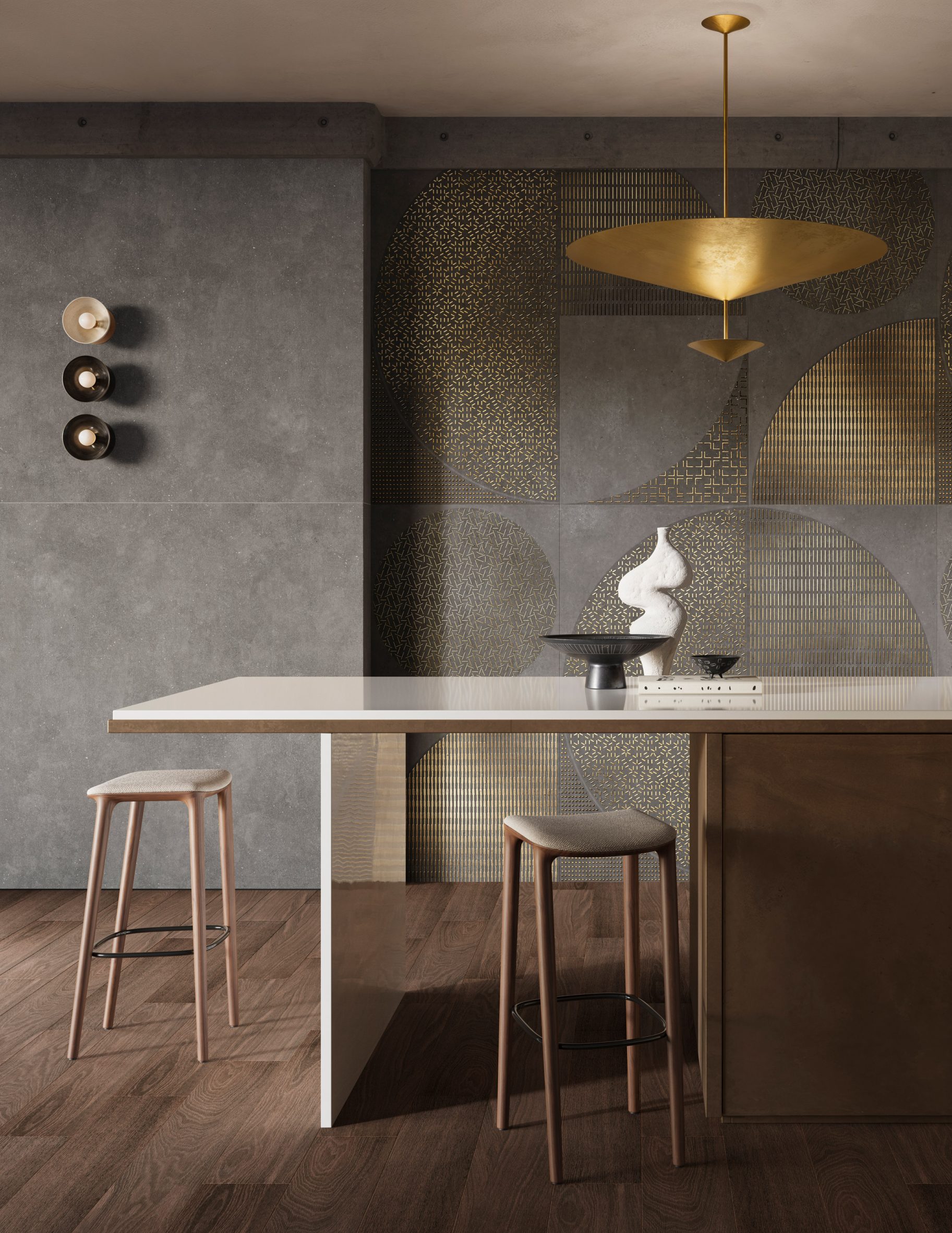 Imagina Abstract tiles by Casalgrande Padana