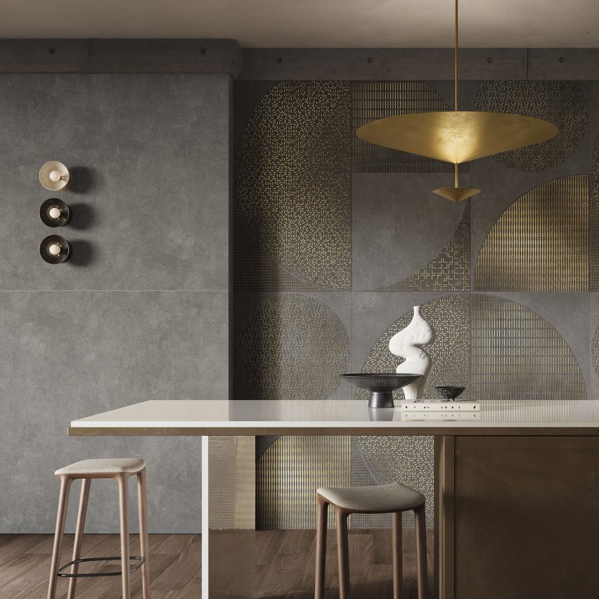 Imagina Abstract tiles by Casalgrande Padana