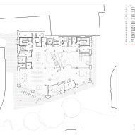 Ground floor plan of King's Lynn Library by Hudson Architects
