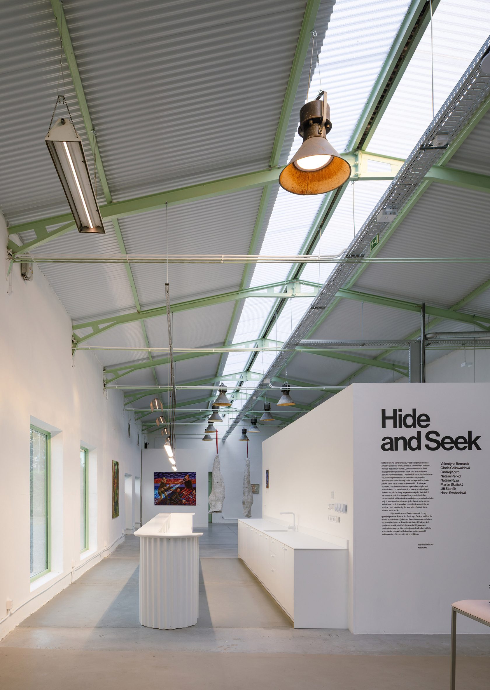 Interior view of gallery space by KOGAA