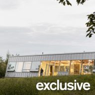 Slanted facade encloses modular Czech home by Papundekl Architects