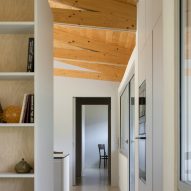 Modular home with sloping facade by Papundekl Architects