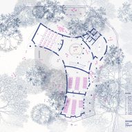 First floor plan of New Horizon school by Habitat Collaborative
