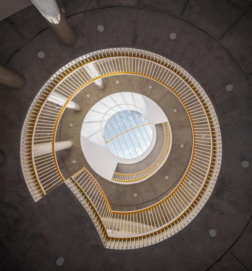 triple-height atrium
