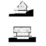 Sections of Husárik Hut by Oatelier