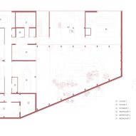 First floor plan of OBA Next Lab by Matter Makers, AWR and BAZ Studio