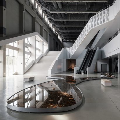 Indoor pond in Shanghai