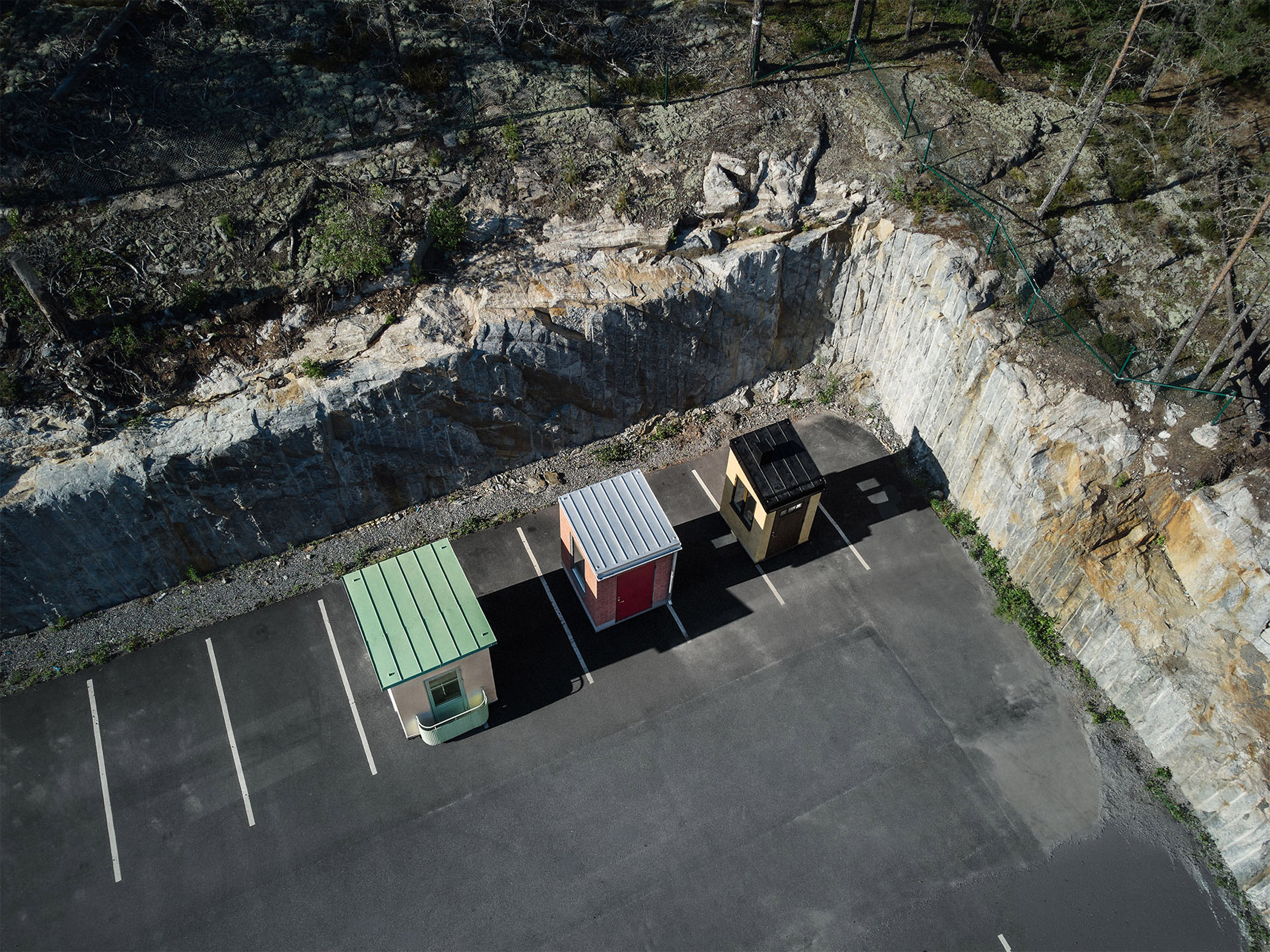 Small homes seen from above