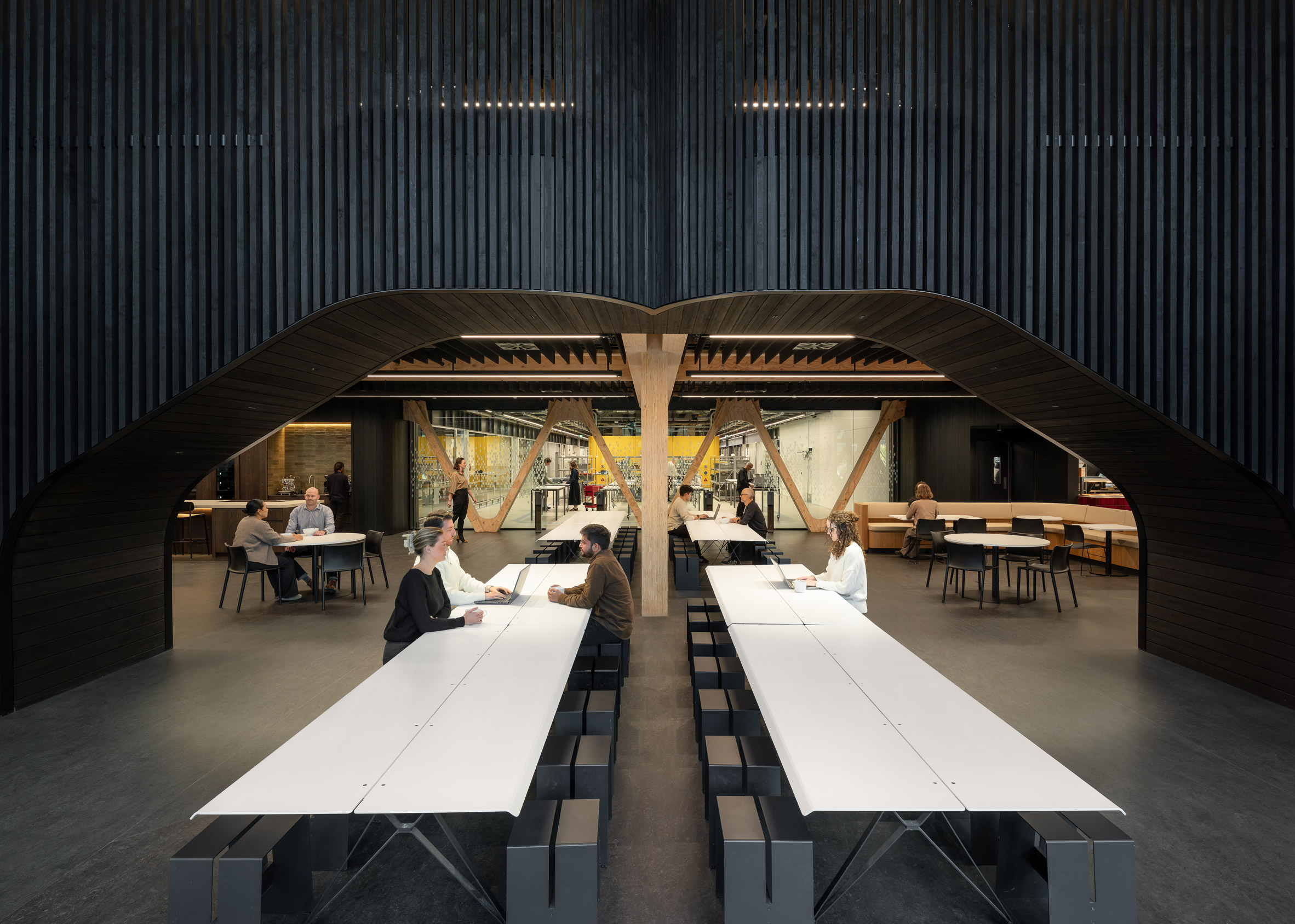 Interior view of Fisher & Paykel HQ in New Zealand