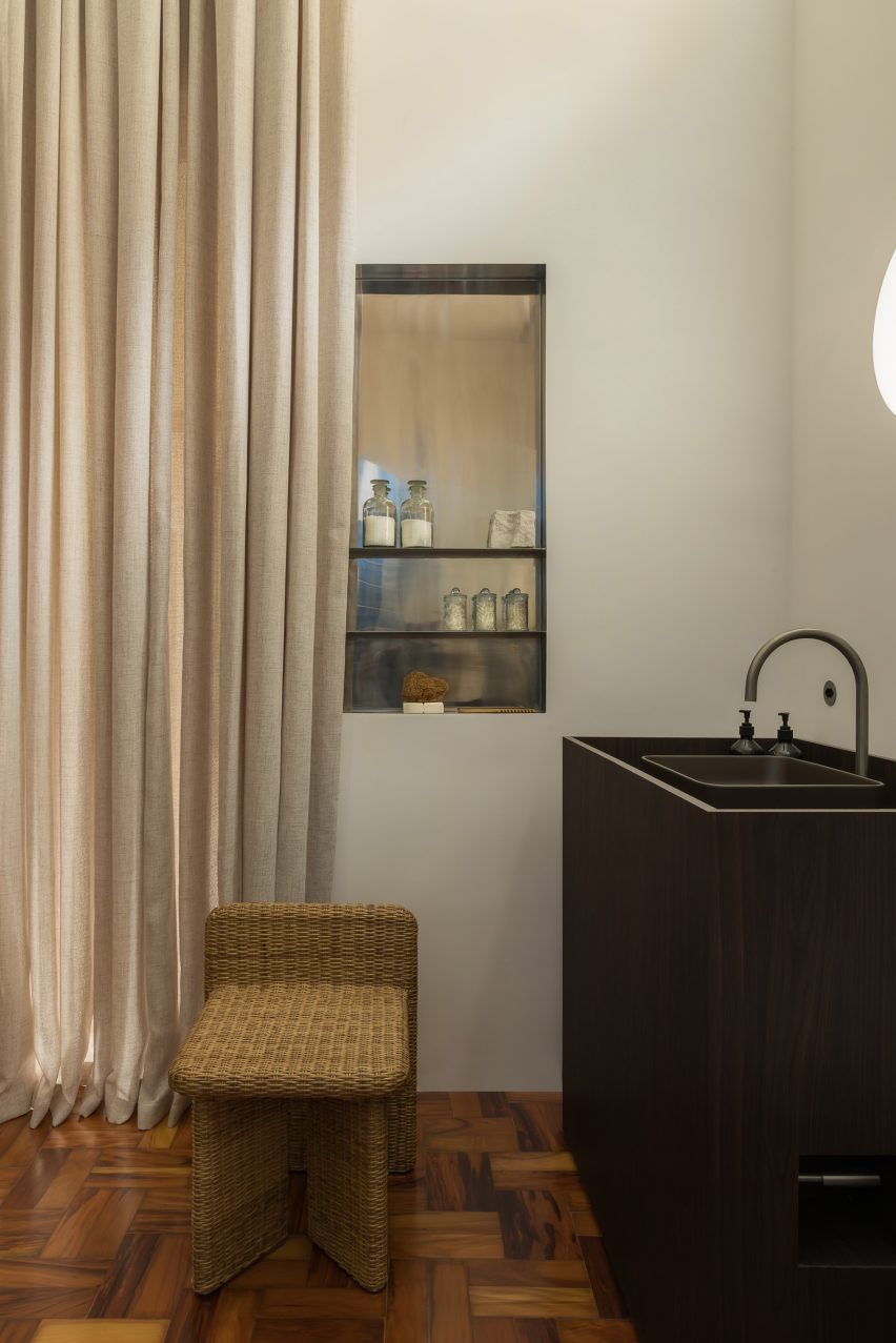 A bathroom installation
