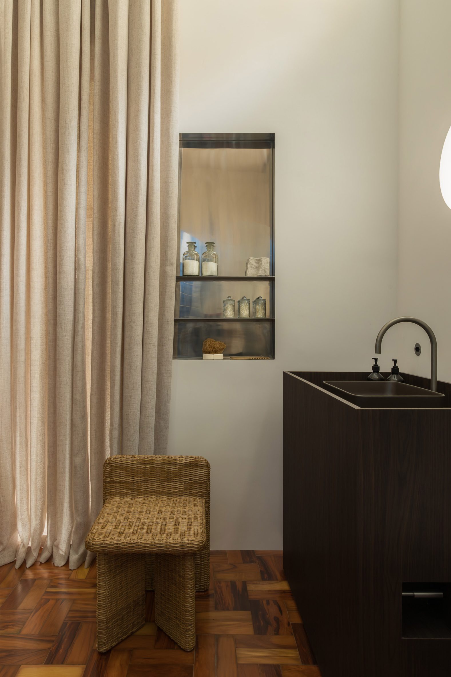 A bathroom installation