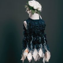Dress made of living mycelium can renew and repair itself