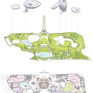 Ground floor plan of Shenzhen Bay Culture Square in China by MAD