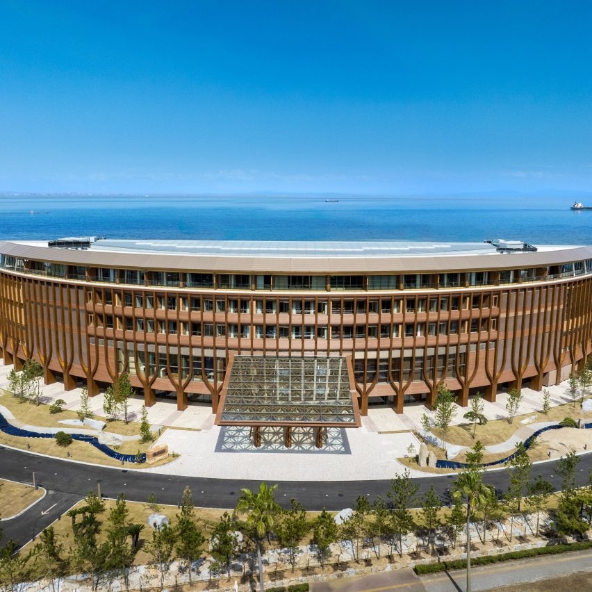 Pasona hotel on Awaji Island by Shigeru Ban