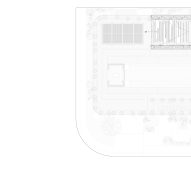 Roof plan of Split Mass Residence by K-Thengono Design Studio