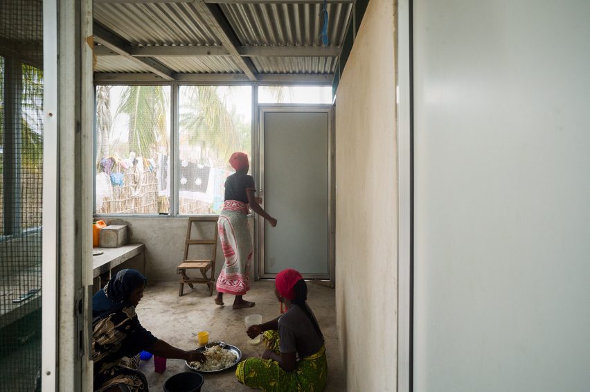 Houses in Tanzania designed to combat diseases